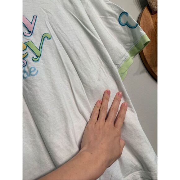 Disney White Short Sleeve Totally Mickey Mouse Cropped Graphic T-Shirt Size 3X - Picture 5 of 6